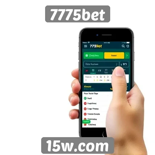 Funcionalidades do aplicativo móvel do 7775bet